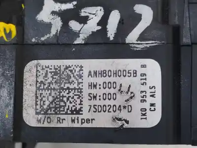 Автозапчастина б/у команда чистити для volkswagen jetta (1k2) 1.9 tdi посилання на oem iam 1k0953519b  