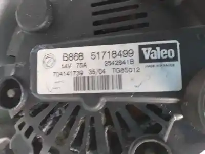Second-hand car spare part alternator for lancia ypsilon (101) 1.3 jtd cat oem iam references 51718499  