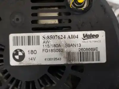 Second-hand car spare part alternator for bmw x1 (e84) sdrive 18d oem iam references 8507624 2608669e fg18s052