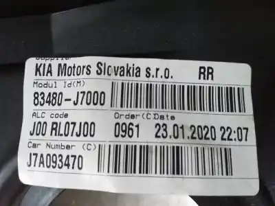 Автозапчасти б/у задний правый стеклорегулятор за kia ceed business ссылки oem iam 83480j7000 9470000200 83460j7000