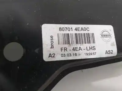 Автозапчасти б/у регулятор стекла переднего левого за nissan qashqai (j11) 360 4x4 ссылки oem iam 807014ea0c  wr18002