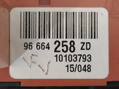 Second-hand car spare part multifunction switch for citroen c4 lim. feel oem iam references 96664258zd  96717146zd