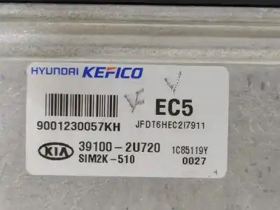 Second-hand car spare part ecu engine control for kia optima optima (2015 -2020) oem iam references 391002u720  391012u720