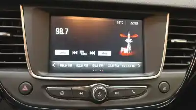 Second-hand car spare part audio system / radio cd for opel crossland x design line oem iam references 9827550880  555343750
