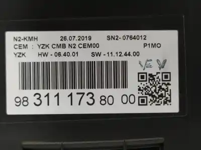 Автозапчастина б/у панель інструментів для opel crossland x design line посилання на oem iam 9831117380  