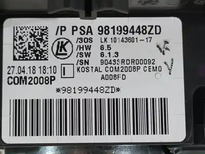 Автозапчастина б/у управління світлом для citroen ds4 desire посилання на oem iam 98199448zd  com2008p