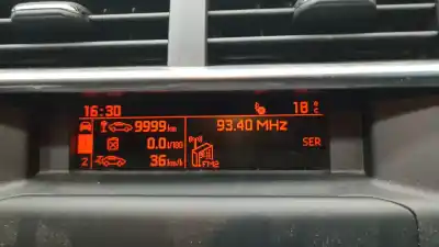 Second-hand car spare part multifunction display for citroen c4 lim. collection oem iam references 9665334380  