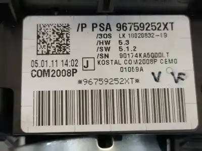 Second-hand car spare part headlights switch for citroen c4 lim. collection oem iam references 96759252xt  com2008p