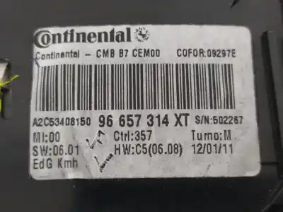 Peça sobressalente para automóvel em segunda mão quadrante por citroen c4 lim. collection referências oem iam 96657314xt  a2c53408150