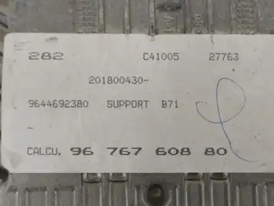 Second-hand car spare part ecu engine control for citroen c4 lim. collection oem iam references 9676760880 s180123001 9666681180