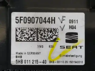 Автозапчасти б/у климат-контроль за seat leon st (5f8) fr ссылки oem iam 5f0907044h  