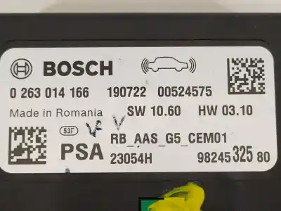 Автозапчастина б/у електронний модуль для opel crossland x design line посилання на oem iam 9824532580  0263014166