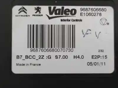 Second-hand car spare part electronic module for citroen c4 lim. collection oem iam references 9687606680  e1060278