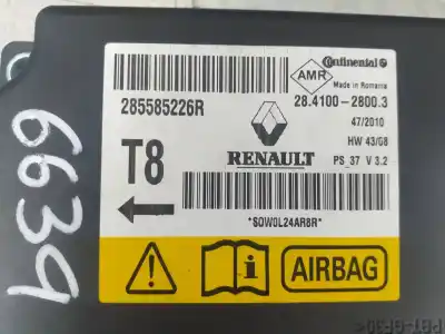 Recambio de automóvil de segunda mano de kit airbag para renault megane iii berlina 5 p emotion referencias oem iam 985100007r  285585226r