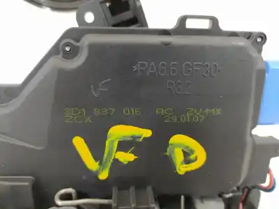 Автозапчастина б/у замок передній праві двері для volkswagen jetta (1k2) 1.9 tdi посилання на oem iam 3d1837016ac  