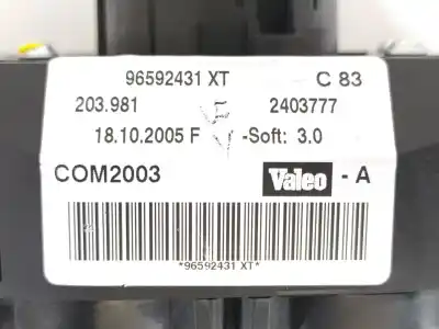 Peça sobressalente para automóvel em segunda mão comutador de luzes por peugeot 407 sport referências oem iam 96592431xt com2003 com 2003