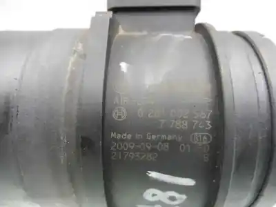 Second-hand car spare part flowmeter for bmw serie 1 coupe (e82) 123d oem iam references 7788743  0281002567