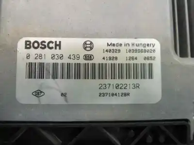 Second-hand car spare part ecu engine control for renault clio iv business oem iam references 237102213r  0281030439