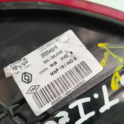 Second-hand car spare part left tailgate light for renault clio iv business oem iam references 265554091r  