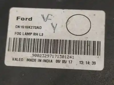 Автозапчастина б/у правий задній протитуман для ford kuga (cbs) titanium посилання на oem iam cn1513k272ad  