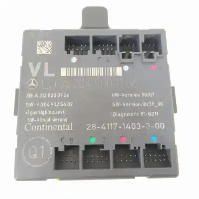 Tweedehands auto-onderdeel elektronische module voor mercedes clase c (w204) coupe c 220 cdi blueefficiency (204.302) oem iam-referenties a2049001106 a2049025402 a2128203726