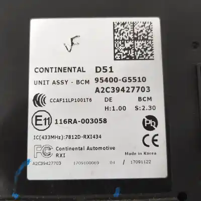 Автозапчасти б/у электронный модуль за kia niro emotion plug-in hybrid ссылки oem iam 95400g5510  a2c39427703 Автозапчасти б/у электронный модуль за kia niro emotion plug-in hybrid ссылки oem iam 95400g5510  a2c39427703