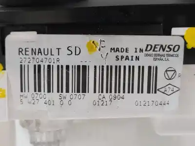 Автозапчасти б/у отопление / кондиционирование воздуха за renault captur intens ссылки oem iam 272704701r  5r5841100