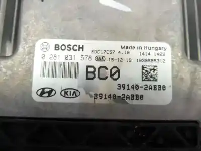 Recambio de automóvil de segunda mano de centralita motor uce para hyundai tucson 25 aniversario 4x2 referencias oem iam 391402abb0  281031578