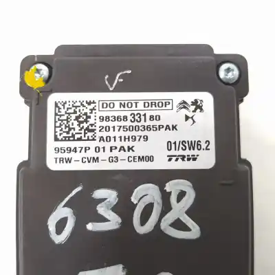 Recambio de automóvil de segunda mano de modulo electronico para peugeot 208 2020 referencias oem iam 9836833180 95947p a011h979