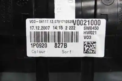 Peça sobressalente para automóvel em segunda mão quadrante por seat leon (1p1) stylance / style referências oem iam 1p0920827b  