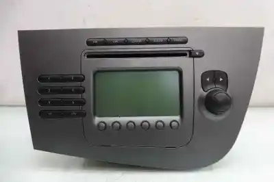 Second-hand car spare part audio system / radio cd for seat leon (1p1) stylance / style oem iam references 1p1035186