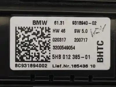 Recambio de automóvil de segunda mano de mando climatizador para bmw mini clubmancooper sd sd clubman referencias oem iam 61319318940 3200549054 5hb012385