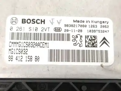 Second-hand car spare part ecu engine control for opel corsa f design & tech oem iam references 9841215880 0261s102vt 9838217080