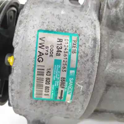 Gebrauchtes Autoersatzteil klimakompressor zum volkswagen golf v berlina (1k1) highline oem-iam-referenzen 1k0820803s  