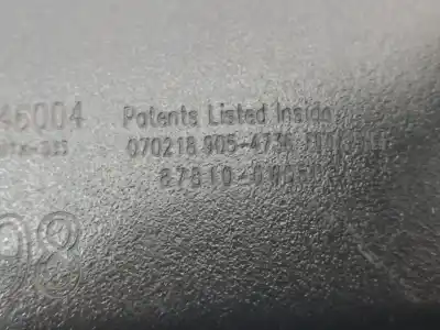 Автозапчасти б/у внутреннее зеркало за toyota auris (_e18_) 1.8 hybrid (zwe186_) ссылки oem iam 878100wq50  