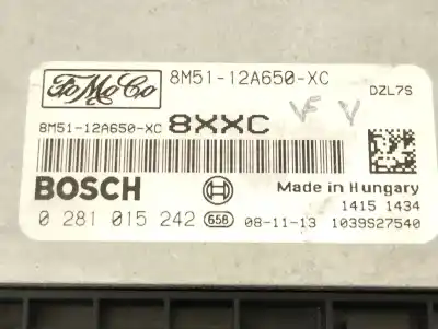 Second-hand car spare part ecu engine control for ford focus lim. (cb4) econetic oem iam references 8m5112a650xc 8xxc 0281015242
