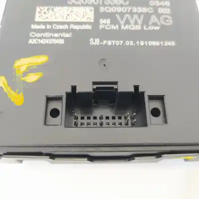 Pezzo di ricambio per auto di seconda mano modulo elettronico per audi a3 sportback (8vf) basic riferimenti oem iam 3q0907338c  