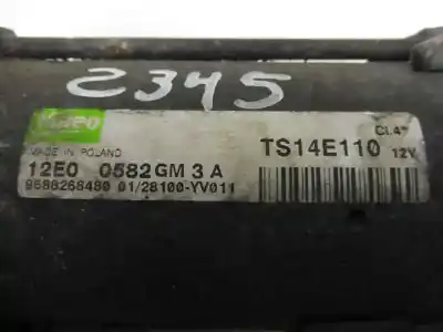 Автозапчастина б/у двигун запускається для citroen nemo basis посилання на oem iam 9688268480 ts14e110 0582gm3a