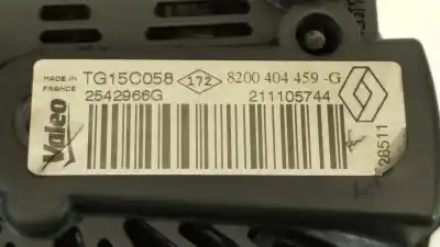 Pièce détachée automobile d'occasion alternateur pour renault trafic combi 2.0 dci d fap références oem iam 8200404459g 2542966g tg15c058 