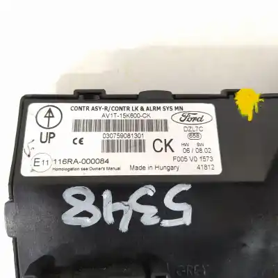 Second-hand car spare part electronic module for ford fiesta (ccn) titanium oem iam references av1t15k600ck  030759081301