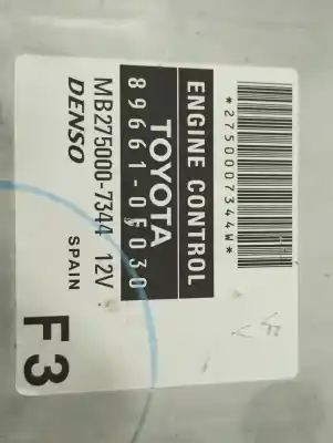 Автозапчастина б/у ебу контролер двигуна для toyota corolla verso (r1) 1.8 sol посилання на oem iam 896610f030  2750007344