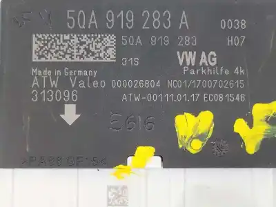 Peça sobressalente para automóvel em segunda mão módulo eletrônico por seat leon (5f1) style visio edition referências oem iam 5qa919283a 5qa919283 