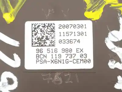 Second-hand car spare part multifunction switch for citroen c6 exclusive oem iam references 96516980ex  