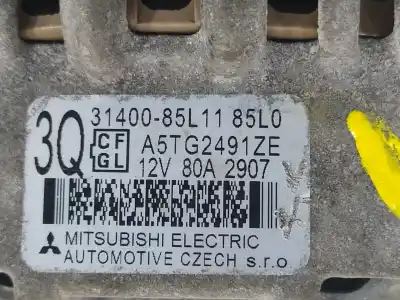 Автозапчастина б/у генератор для suzuki splash a5b gls посилання на oem iam 3140085l1185l0  a5tg2491ze