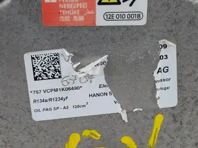 Peça sobressalente para automóvel em segunda mão compressor de ar condicionado a/a a/c por seat mii (kf1) @mii referências oem iam 5qe816803h  