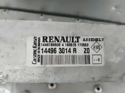 Second-hand car spare part intercooler for renault clio iv dynamique oem iam references 144963014r  