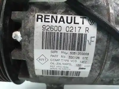 Second-hand car spare part air conditioning compressor for renault clio iv dynamique oem iam references 926000217r z0012607e 