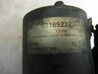 Second-hand car spare part starter motor for opel combo tour oem iam references 93189232  0986021243