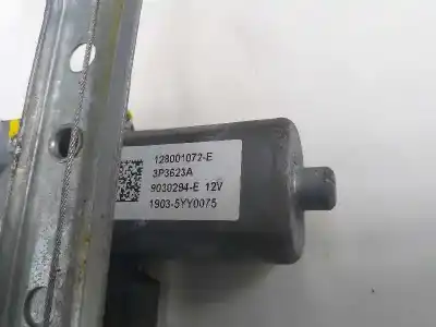 Second-hand car spare part rear left window regulator for renault clio iv dynamique oem iam references 827010501r 9030294e 128001072e