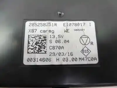 Second-hand car spare part electronic module for renault captur zen oem iam references 285258251r  